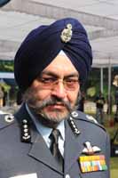 The newly appointed Air Marshal BS Dhanoa after a press conference at Akash Officers' Mess in New Delhi, India on 28th December 2016. (Photo: Jitender Gupta/Outlook). The newly appointed Air Marshal BS Dhanoa after a press conference at Akash Officers' Mess in New Delhi, India on 28th December 2016. (Photo: Jitender Gupta/Outlook).